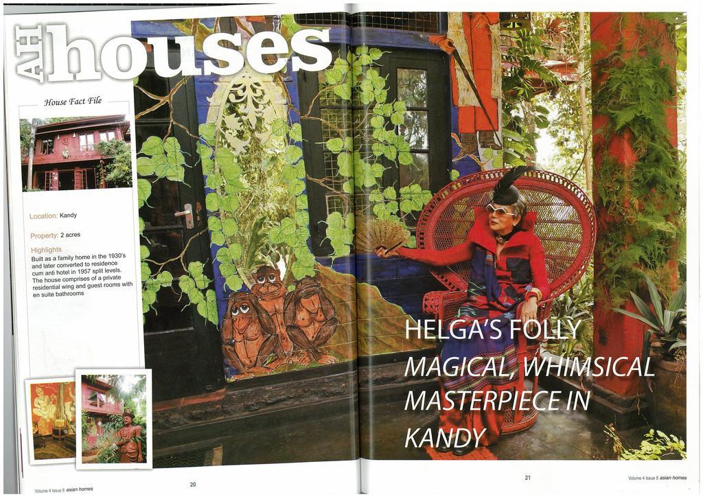 Helgasfolly Anti Hotel Residence Kandy Ruang foto